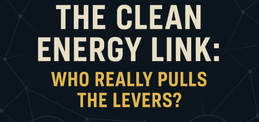 The Clean Energy Link: Who Really Pulls the Levers?